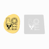 Soldier Love Cookie Cutter | Stamp | Stencil #1