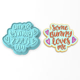 Some Bunny Loves Me Cookie Cutter | Stamp | Stencil #2