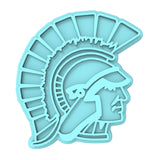 Spartan Trojan Warrior Cookie Cutter | Stamp | Stencil #1 Animals & Dinosaurs Cookie Cutter Lady MINI - 2 Inches (5cm) Stamp ONLY 