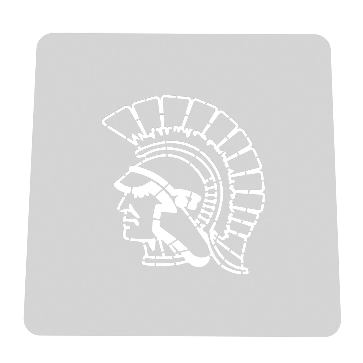 Spartan Trojan Warrior Cookie Cutter | Stamp | Stencil #1 Animals & Dinosaurs Cookie Cutter Lady MINI - 2 Inches (5cm) Stencil ONLY 