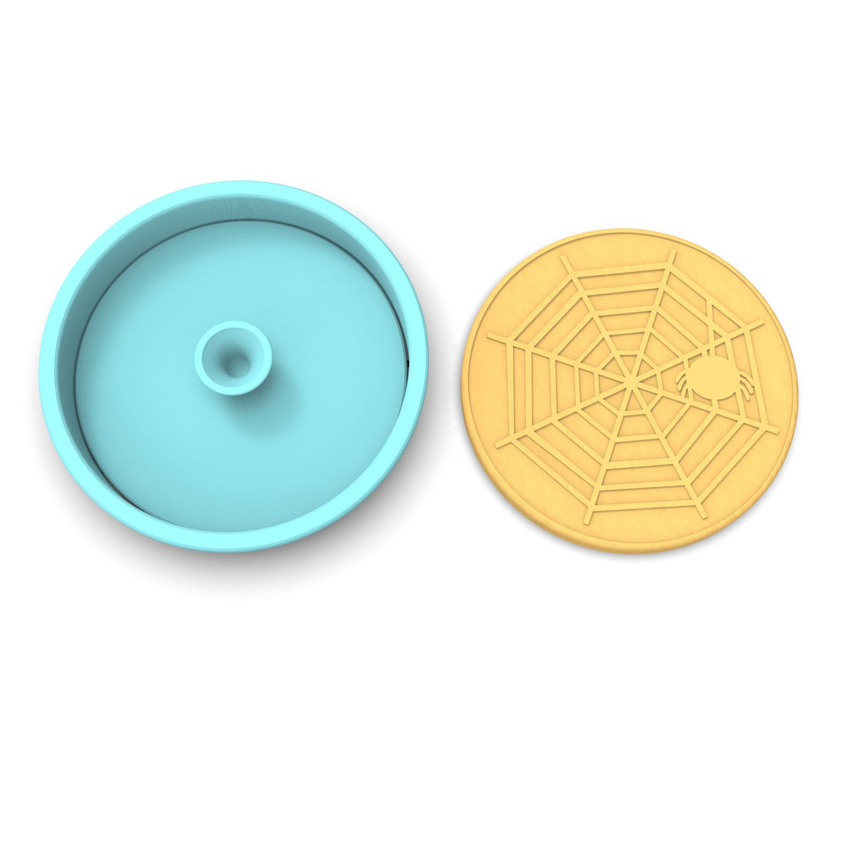 Spider in Web Cookie Cutter | Stamp | Stencil #1