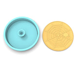 Spider in Web Cookie Cutter | Stamp | Stencil #1