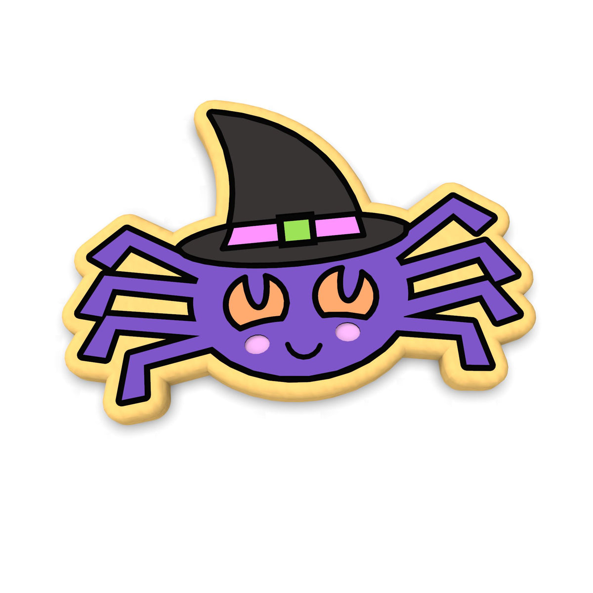 Spider with Hat Cookie Cutter | Stamp | Stencil #1