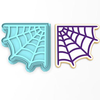 Spiderweb Corner Cookie Cutter | Stamp | Stencil #1