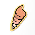 Spiral Nautilus Seashell Cookie Cutter | Stamp | Stencil #1