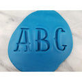 Spooky Font Letter Cookie Stamps Set - Letters/ Numbers/ Shapes