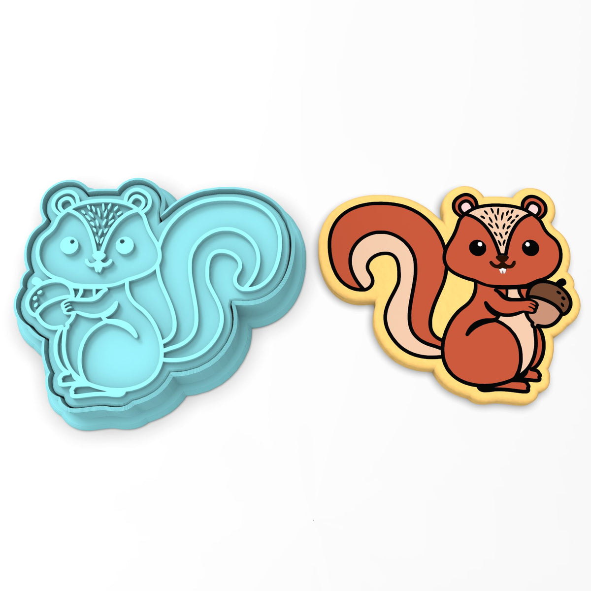 Squirrel Cookie Cutter | Stamp | Stencil #1
