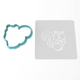 Squirrel Cookie Cutter | Stamp | Stencil #1