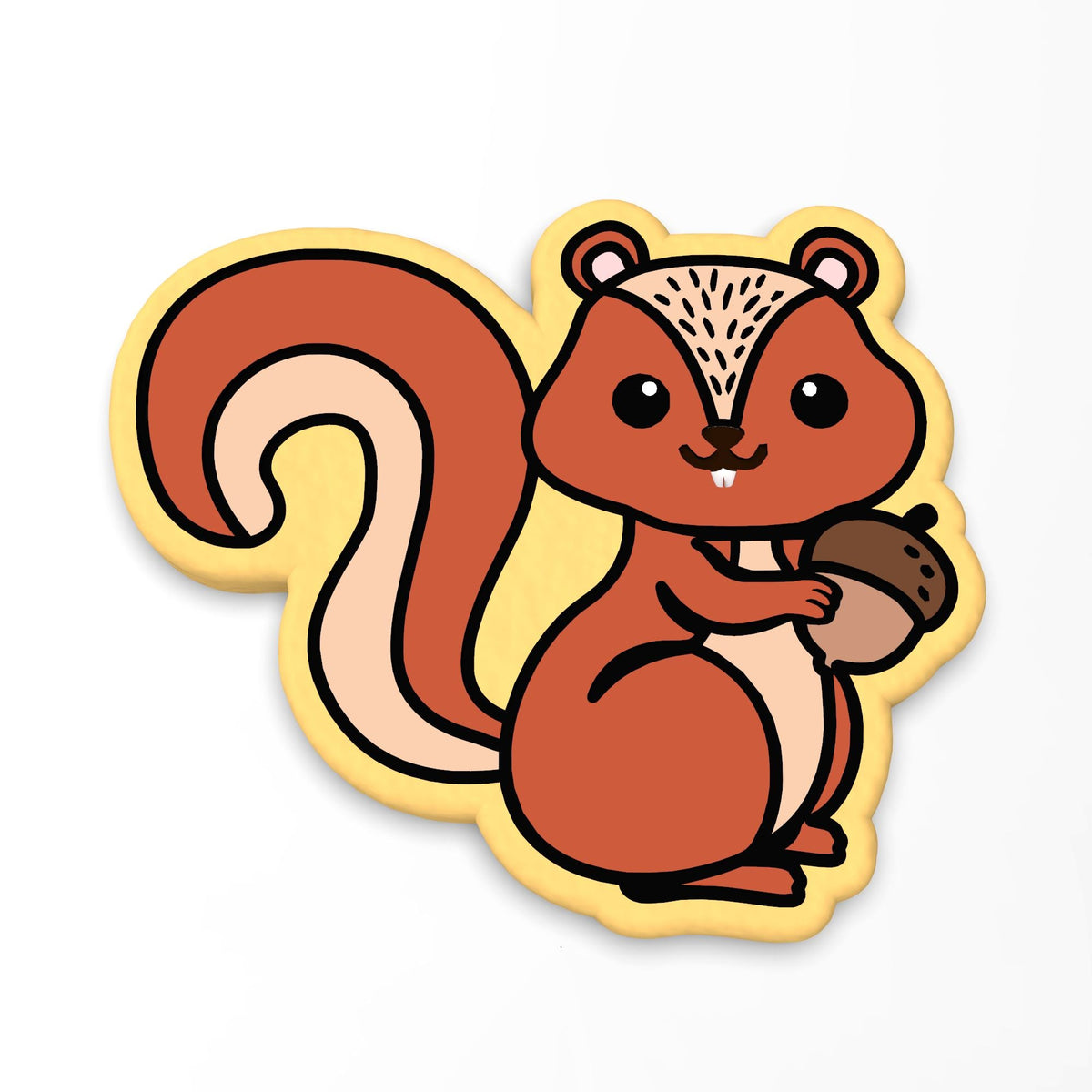 Squirrel Cookie Cutter | Stamp | Stencil #1