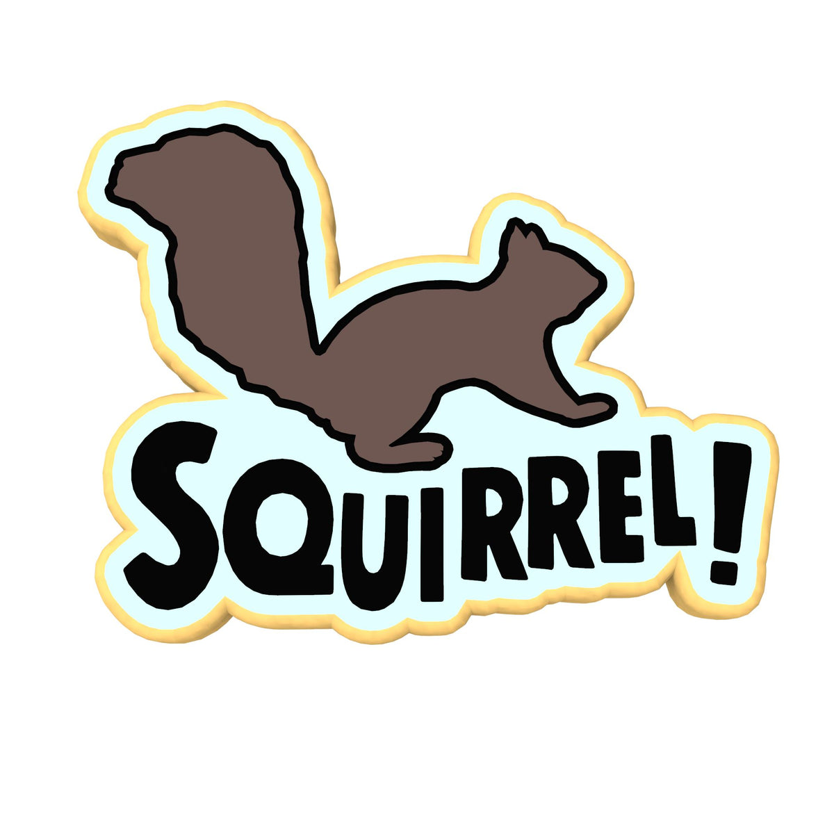 Squirrel Cookie Cutter | Stamp | Stencil