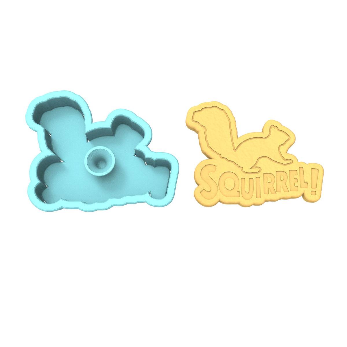 Squirrel Cookie Cutter | Stamp | Stencil