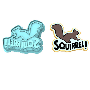 Squirrel Cookie Cutter | Stamp | Stencil