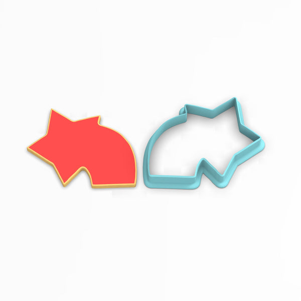 Star Shooting Cookie Cutter Outline #2 CBD Dogs & Cats Cookie Cutter Lady 