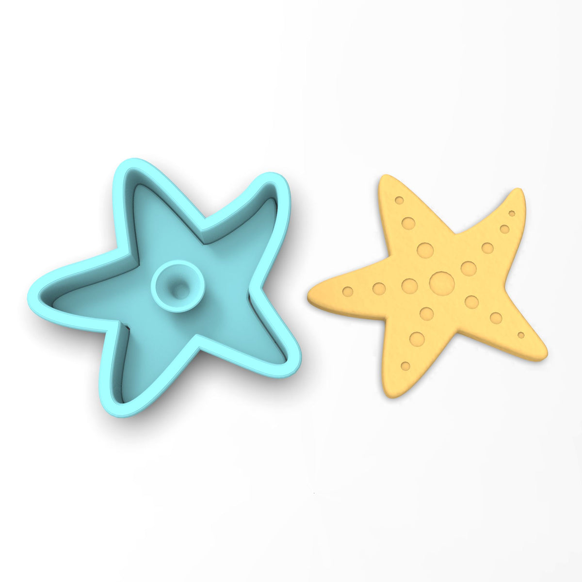 Starfish Cookie Cutter | Stamp | Stencil #1