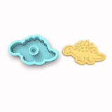 Stegosaurus  Dinosaur Cute Cookie Cutter | Stamp | Stencil #1