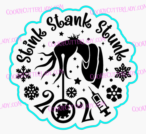 Stink Stank Stunk Cookie Cutter | Stamp | Stencil #1