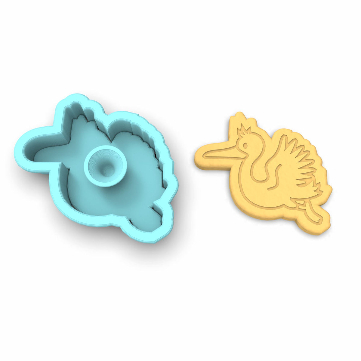 Stork Cookie Cutter | Stamp | Stencil #1