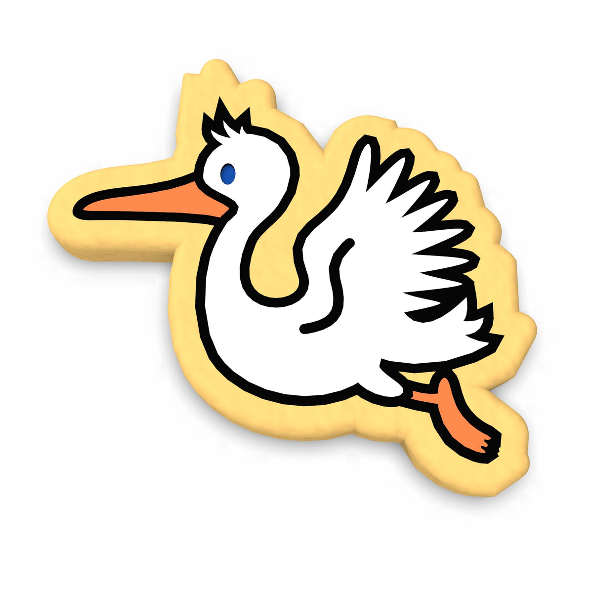 Stork Cookie Cutter | Stamp | Stencil #1