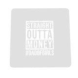 Straight Outta Money Cookie Cutter | Stamp | Stencil #1 Wedding / Baby / V Day Cookie Cutter Lady MINI - 2 Inches (5cm) Stencil ONLY 