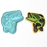 Striped Bass Cookie Cutter | Stamp | Stencil #1