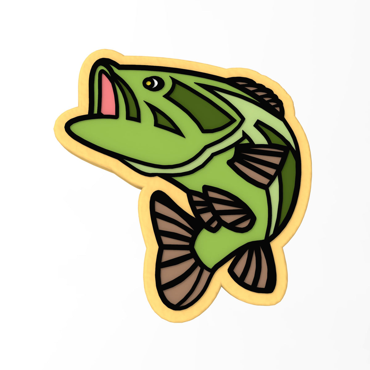 Striped Bass Cookie Cutter | Stamp | Stencil #1