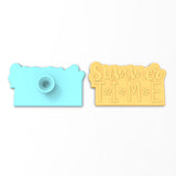 Summer Time Cookie Cutter | Stamp | Stencil #1