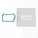 Summer Time Cookie Cutter | Stamp | Stencil #1