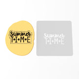 Summer Time Cookie Cutter | Stamp | Stencil #1