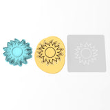 Sun Cookie Cutter | Stamp | Stencil #1