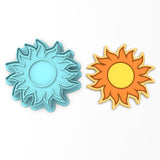 Sun Cookie Cutter | Stamp | Stencil #1