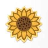 Sunflower Cookie Cutter | Stamp | Stencil #1 Easter / Spring / Flower Cookie Cutter Lady 
