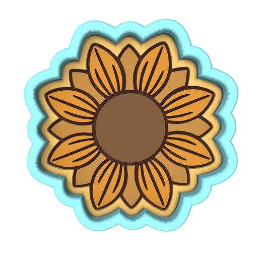Sunflower Cookie Cutter | Stamp | Stencil #2A Animals & Dinosaurs Cookie Cutter Lady 