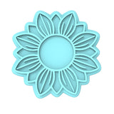 Sunflower Cookie Cutter | Stamp | Stencil #2A Animals & Dinosaurs Cookie Cutter Lady MINI - 2 Inches (5cm) Stamp ONLY 