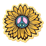 Sunflower Peace Cookie Cutter | Stamp | Stencil #1 Cookie Cutters Cookie Cutter Lady 