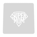 Super Mom Cookie Cutter | Stamp | Stencil Animals & Dinosaurs Cookie Cutter Lady MINI - 2 Inches (5cm) Stencil ONLY 