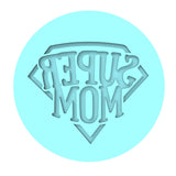 Super Mom Cookie Cutter | Stamp | Stencil Animals & Dinosaurs Cookie Cutter Lady MINI - 2 Inches (5cm) Debosser ONLY 