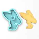 Surfer Cookie Cutter | Stamp | Stencil #3