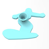 Surfer Cookie Cutter | Stamp | Stencil #4