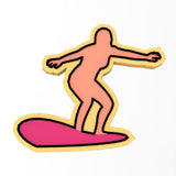 Surfer Cookie Cutter | Stamp | Stencil #4