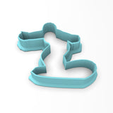 Surfer Cookie Cutter | Stamp | Stencil #4