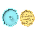 Sweater Weather Cookie Cutter | Stamp | Stencil #2