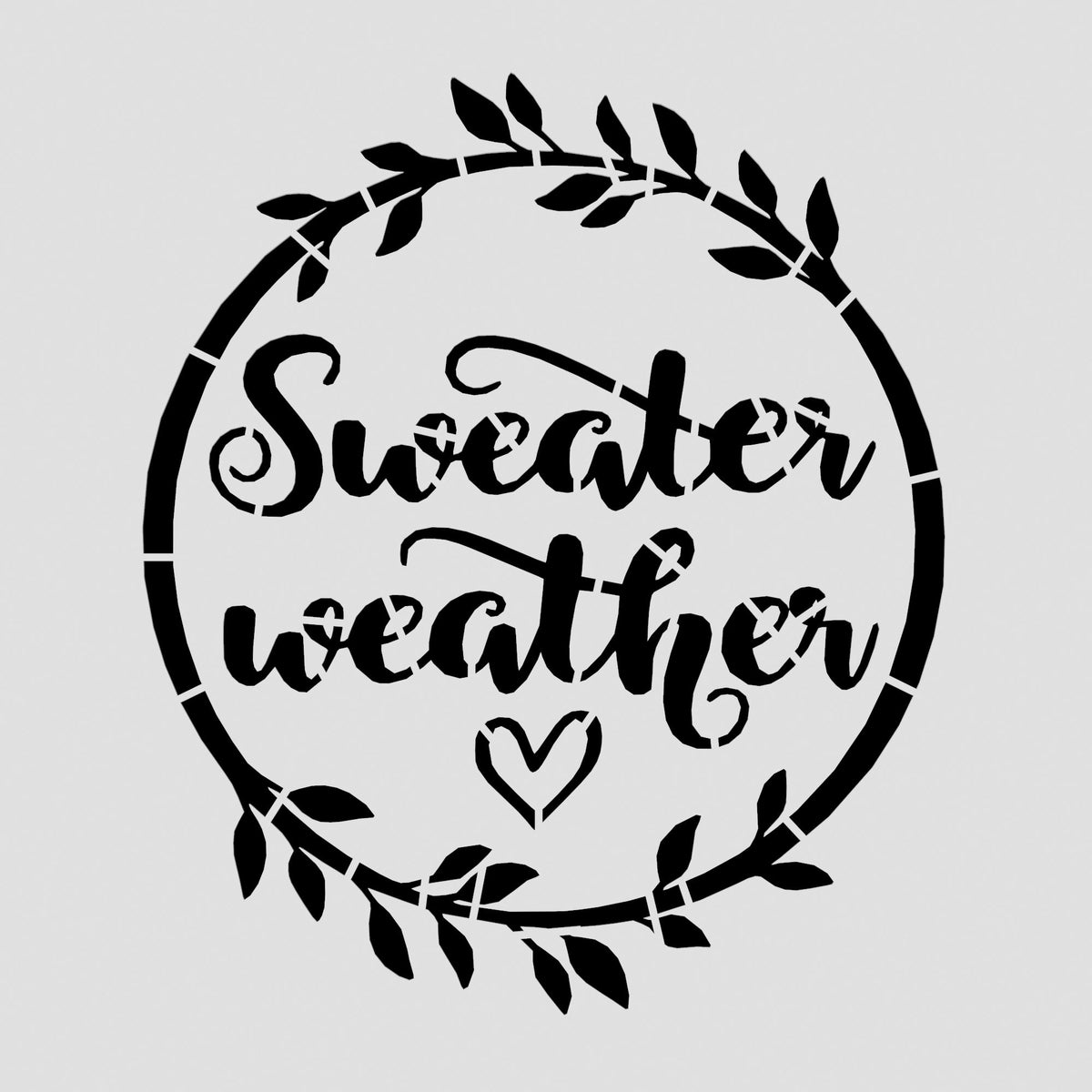 Sweater Weather Cookie Cutter | Stamp | Stencil #2