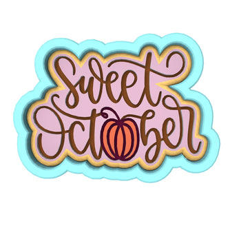Sweet October Cookie Cutter | Stamp | Stencil #1
