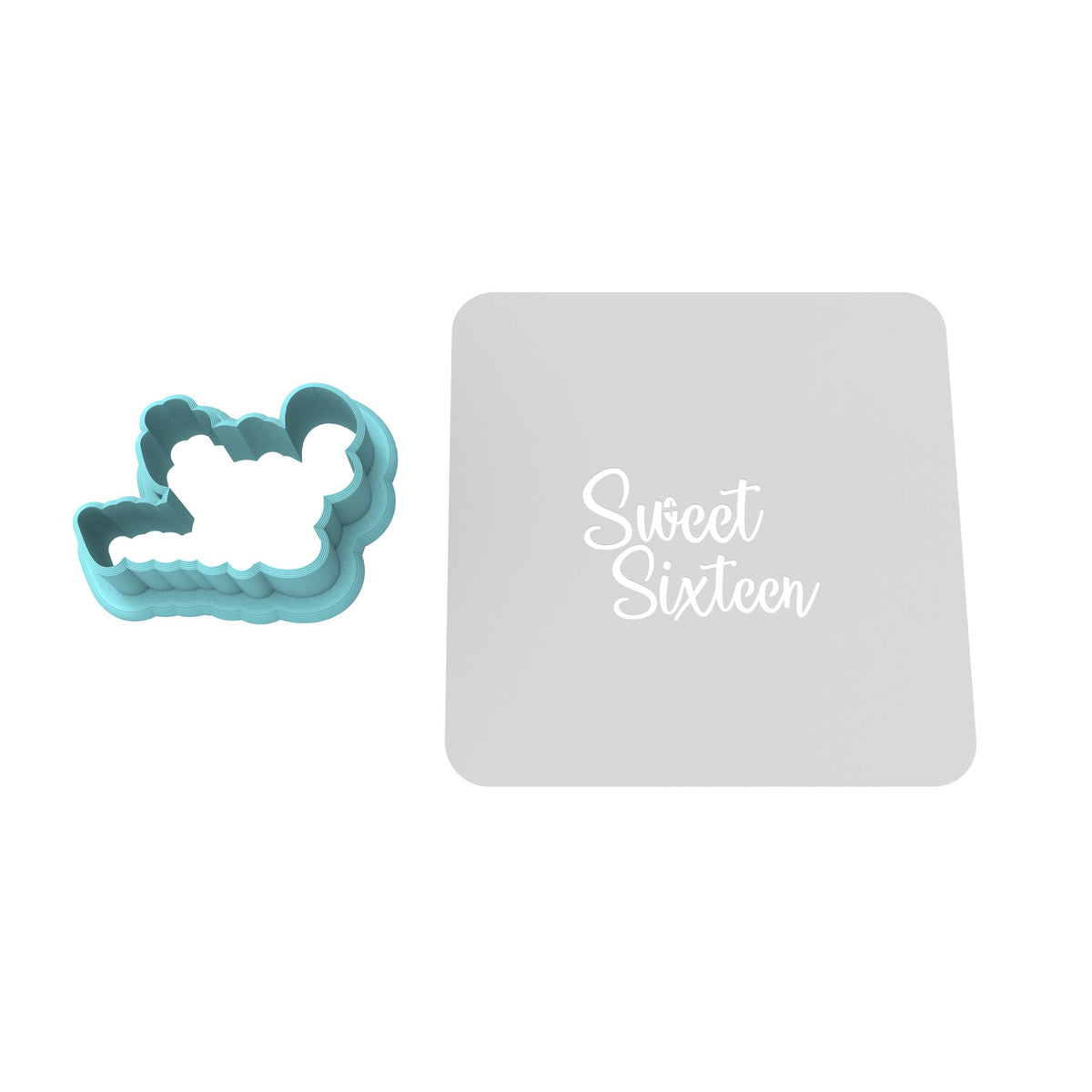 Sweet Sixteen Cookie Cutter | Stamp | Stencil #2