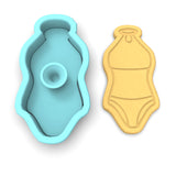 Swimsuit Cutter and Stamp Cookie Cutter | Stamp | Stencil #1