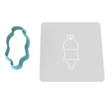 Swimsuit Cutter and Stamp Cookie Cutter | Stamp | Stencil #10