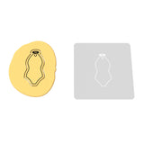 Swimsuit Cutter and Stamp Cookie Cutter | Stamp | Stencil #11
