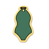 Swimsuit Cutter and Stamp Cookie Cutter | Stamp | Stencil #11