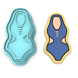 Swimsuit Cutter and Stamp Cookie Cutter | Stamp | Stencil #12