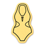 Swimsuit Cutter and Stamp Cookie Cutter | Stamp | Stencil #12
